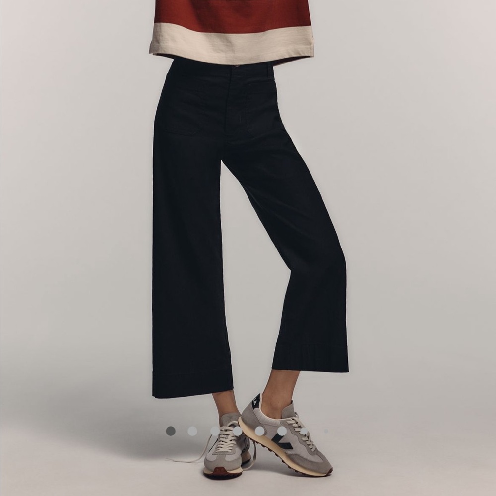 Maeve Colette cropped Black Pants